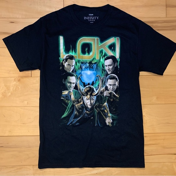 Marvel Tops - Loki God Of Mischief Marvel Unisex T-shirt Size Small
